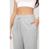 imageODODOS Womens Jogger Sweatpants Cotton French Terry High Waist Casual Lounge Pants with PocketsHeather Grey