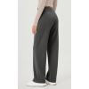 imageODODOS Womens Modal Soft Classic Pants Mid Rise PullOn Lounge Casual Work Pants with PocketsCharcoal
