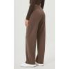 imageODODOS Womens Modal Soft Classic Pants Mid Rise PullOn Lounge Casual Work Pants with PocketsNutria