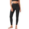 imageODODOS ODLEX High Waist 78 Length Workout Leggings for Women 25quot28quot Tummy Control Athletic Running LeggingsOnyx Black Grey