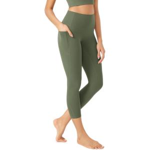 imageODODOS ODCLOUD Buttery Soft Lounge Yoga Leggings with Pockets for Women 23quot  25quot 28quot High Waist Yoga PantsDark Olive