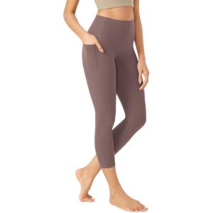 imageODODOS ODCLOUD Buttery Soft Lounge Yoga Leggings with Pockets for Women 23quot  25quot 28quot High Waist Yoga PantsPurple Taupe