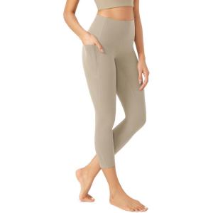 imageODODOS ODCLOUD Buttery Soft Lounge Yoga Leggings with Pockets for Women 23quot  25quot 28quot High Waist Yoga PantsShaker Beige