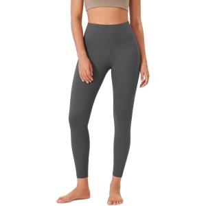 imageODODOS ODLEX High Waist 78 Length Workout Leggings for Women 25quot28quot Tummy Control Athletic Running LeggingsCharcoal