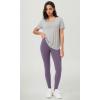 imageODODOS BodyHugging Workout Leggings with Back Pocket for Women 25quot 28quot High Waist Yoga PantsAsh Violet
