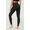 imageODODOS BodyHugging Workout Leggings with Back Pocket for Women 25quot 28quot High Waist Yoga PantsBlack