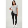 imageODODOS BodyHugging Workout Leggings with Back Pocket for Women 25quot 28quot High Waist Yoga PantsBlack