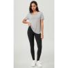 imageODODOS BodyHugging Workout Leggings with Back Pocket for Women 25quot 28quot High Waist Yoga PantsBlack