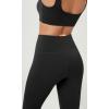 imageODODOS BodyHugging Workout Leggings with Back Pocket for Women 25quot 28quot High Waist Yoga PantsBlack