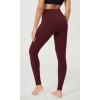 imageODODOS BodyHugging Workout Leggings with Back Pocket for Women 25quot 28quot High Waist Yoga PantsBurgundy