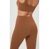 imageODODOS BodyHugging Workout Leggings with Back Pocket for Women 25quot 28quot High Waist Yoga PantsCaramel