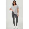 imageODODOS BodyHugging Workout Leggings with Back Pocket for Women 25quot 28quot High Waist Yoga PantsCharcoal