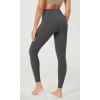 imageODODOS BodyHugging Workout Leggings with Back Pocket for Women 25quot 28quot High Waist Yoga PantsCharcoal