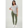 imageODODOS BodyHugging Workout Leggings with Back Pocket for Women 25quot 28quot High Waist Yoga PantsDark Olive