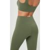 imageODODOS BodyHugging Workout Leggings with Back Pocket for Women 25quot 28quot High Waist Yoga PantsDark Olive