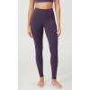 imageODODOS BodyHugging Workout Leggings with Back Pocket for Women 25quot 28quot High Waist Yoga PantsDark Purple
