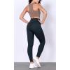 imageODODOS BodyHugging Workout Leggings with Back Pocket for Women 25quot 28quot High Waist Yoga PantsDeep Navy