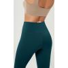 imageODODOS BodyHugging Workout Leggings with Back Pocket for Women 25quot 28quot High Waist Yoga PantsForest Teal