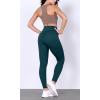 imageODODOS BodyHugging Workout Leggings with Back Pocket for Women 25quot 28quot High Waist Yoga PantsForest Teal