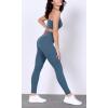 imageODODOS BodyHugging Workout Leggings with Back Pocket for Women 25quot 28quot High Waist Yoga PantsInk Blue