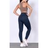imageODODOS BodyHugging Workout Leggings with Back Pocket for Women 25quot 28quot High Waist Yoga PantsNavy