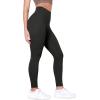 imageODODOS BodyHugging Workout Leggings with Back Pocket for Women 25quot 28quot High Waist Yoga PantsOnyx Black Grey