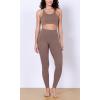 imageODODOS BodyHugging Workout Leggings with Back Pocket for Women 25quot 28quot High Waist Yoga PantsPurple Taupe