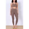 imageODODOS BodyHugging Workout Leggings with Back Pocket for Women 25quot 28quot High Waist Yoga PantsPurple Taupe