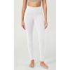 imageODODOS BodyHugging Workout Leggings with Back Pocket for Women 25quot 28quot High Waist Yoga PantsWhite