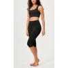 imageODODOS ODCLOUD 2Pack Buttery Soft Lounge Yoga Capris for Women 14quot  19quot  21quot High Waist Capri Leggings1blackblack