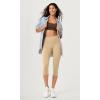 imageODODOS ODCLOUD 2Pack Buttery Soft Lounge Yoga Capris for Women 14quot  19quot  21quot High Waist Capri LeggingsBlackbeige