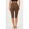 imageODODOS ODCLOUD 2Pack Buttery Soft Lounge Yoga Capris for Women 14quot  19quot  21quot High Waist Capri LeggingsBlackbrunette