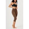 imageODODOS ODCLOUD 2Pack Buttery Soft Lounge Yoga Capris for Women 14quot  19quot  21quot High Waist Capri LeggingsBlackbrunette