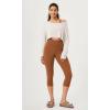 imageODODOS ODCLOUD 2Pack Buttery Soft Lounge Yoga Capris for Women 14quot  19quot  21quot High Waist Capri LeggingsBlackcaramel
