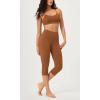 imageODODOS ODCLOUD 2Pack Buttery Soft Lounge Yoga Capris for Women 14quot  19quot  21quot High Waist Capri LeggingsBlackcaramel