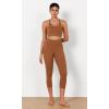 imageODODOS ODCLOUD 2Pack Buttery Soft Lounge Yoga Capris for Women 14quot  19quot  21quot High Waist Capri LeggingsBlackcaramel