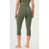 imageODODOS ODCLOUD 2Pack Buttery Soft Lounge Yoga Capris for Women 14quot  19quot  21quot High Waist Capri LeggingsBlackdark Olive