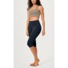 imageODODOS ODCLOUD 2Pack Buttery Soft Lounge Yoga Capris for Women 14quot  19quot  21quot High Waist Capri LeggingsBlackdeep Navy