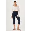 imageODODOS ODCLOUD 2Pack Buttery Soft Lounge Yoga Capris for Women 14quot  19quot  21quot High Waist Capri LeggingsBlackdeep Navy