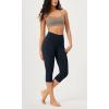 imageODODOS ODCLOUD 2Pack Buttery Soft Lounge Yoga Capris for Women 14quot  19quot  21quot High Waist Capri LeggingsBlackdeep Navy