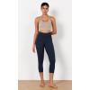 imageODODOS ODCLOUD 2Pack Buttery Soft Lounge Yoga Capris for Women 14quot  19quot  21quot High Waist Capri LeggingsBlackdeep Navy