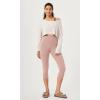 imageODODOS ODCLOUD 2Pack Buttery Soft Lounge Yoga Capris for Women 14quot  19quot  21quot High Waist Capri LeggingsBlackdusty Pink