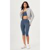 imageODODOS ODCLOUD 2Pack Buttery Soft Lounge Yoga Capris for Women 14quot  19quot  21quot High Waist Capri LeggingsBlackink Blue