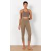 imageODODOS ODCLOUD 2Pack Buttery Soft Lounge Yoga Capris for Women 14quot  19quot  21quot High Waist Capri LeggingsBlacklight Brown