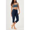 imageODODOS ODCLOUD 2Pack Buttery Soft Lounge Yoga Capris for Women 14quot  19quot  21quot High Waist Capri LeggingsBlacknavy