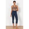 imageODODOS ODCLOUD 2Pack Buttery Soft Lounge Yoga Capris for Women 14quot  19quot  21quot High Waist Capri LeggingsBlacknavy
