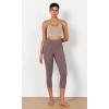 imageODODOS ODCLOUD 2Pack Buttery Soft Lounge Yoga Capris for Women 14quot  19quot  21quot High Waist Capri LeggingsBlackpurple Taupe