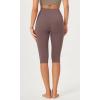 imageODODOS ODCLOUD 2Pack Buttery Soft Lounge Yoga Capris for Women 14quot  19quot  21quot High Waist Capri LeggingsBlackpurple Taupe