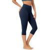 imageODODOS ODCLOUD Buttery Soft Lounge Yoga Capris for Women 14quot  19quot  21quot High Waist Capri LeggingsNavy