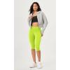 imageODODOS ODCLOUD Buttery Soft Lounge Yoga Capris for Women 14quot  19quot  21quot High Waist Capri LeggingsNeon Green